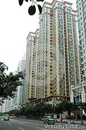 Flats in guangzhouï¼ˆCantonï¼‰ Stock Photo